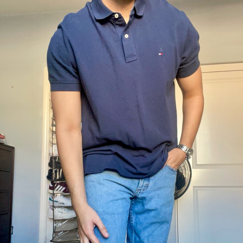 Tommy Hilfiger Navy Polo Shirt
